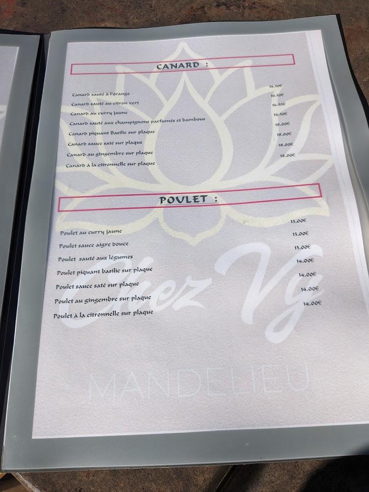 Chez Vy - Menu Image 3